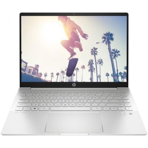 Laptop HP Pavilion Plus 14-eh0003nq, Intel Core i7-1255U, 14inch, RAM 16GB, SSD 1TB, nVidia GeForce RTX 2050 4GB, Free DOS, Natural Silver