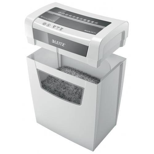 Distrugator manual de documente Leitz IQ Home Office, White-Grey