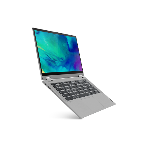 Laptop 2-in-1 Lenovo IdeaPad Flex 5 14ITL05, Intel Core i7-1165G7, 14inch Touch, RAM 8GB, SSD 512GB, Intel Iris Xe Graphics, Windows 11, Platinum Grey