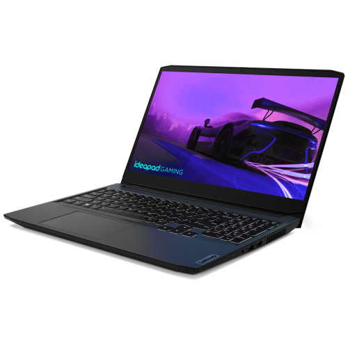 Laptop Lenovo IdeaPad Gaming 3 15IHU6, Intel Core i5-11320H, 15.6inch, RAM 8GB, SSD 512GB, nVidia GeForce GTX 1650 4GB, No OS, Shadow Black