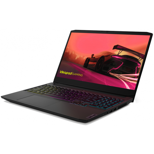 Laptop Lenovo IdeaPad Gaming 3 15ACH6, AMD Ryzen 5 5600H, 15.6inch, RAM 8GB, SSD 512GB, nVidia GeForce GTX 1650 4GB, No OS, Shadow Black