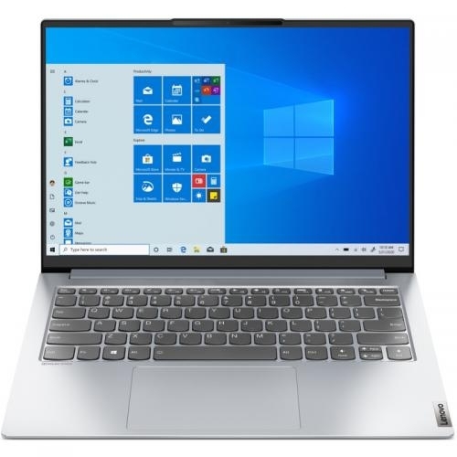Laptop Lenovo 14'' Yoga Slim 7 Pro 14ACH5 O, 2.8K OLED 90Hz, Procesor AMD Ryzen™ 7 5800H (16M Cache, up to 4.4 GHz), 16GB DDR4, 1TB SSD, Radeon, Win 11 Home, Light Silver