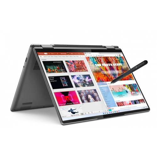 Laptop 2-in-1 Lenovo Yoga 7 14IAL7, Intel Core i5-1240P, 14inch Touch, RAM 16GB, SSD 512GB, Intel Iris Xe Graphics, Windows 11, Storm Grey