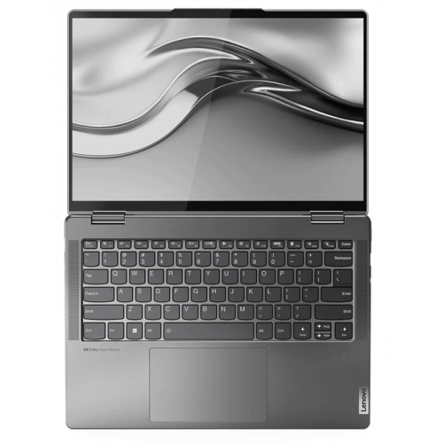 Laptop 2-in-1 Lenovo Yoga 7 14IAL7, Intel Core i5-1240P, 14inch Touch, RAM 16GB, SSD 512GB, Intel Iris Xe Graphics, Windows 11, Storm Grey