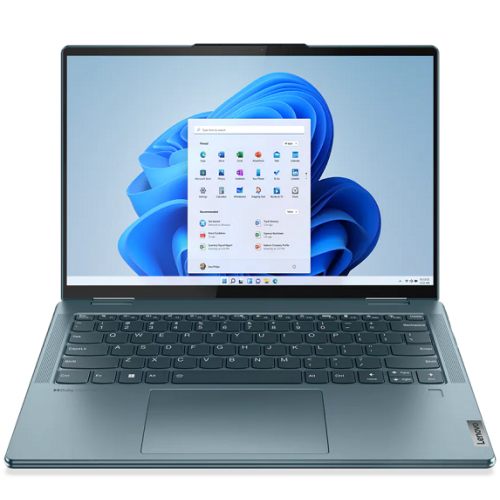 Laptop 2-in-1 Lenovo Yoga 7 14ARB7, AMD Ryzen 7 6800U, 14inch Touch, RAM 16GB, SSD 512GB, AMD Radeon Graphics 680M, Windows 11, Stone Blue