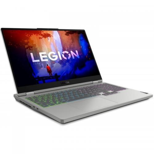 Laptop Lenovo Legion 5 15ARH7H, AMD Ryzen 5 6600H, 15.6inch, RAM 16GB, SSD 512GB, nVidia GeForce RTX 3060 6GB, No OS, Cloud Grey