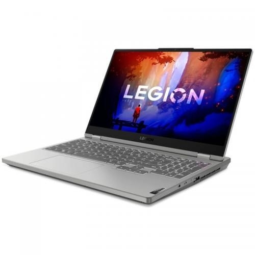 Laptop Lenovo Legion 5 15ARH7H, AMD Ryzen 7 6800H, 15inch, RAM 32GB, SSD 512GB, nVidia GeForce RTX 3070 8GB, No OS, Cloud Grey