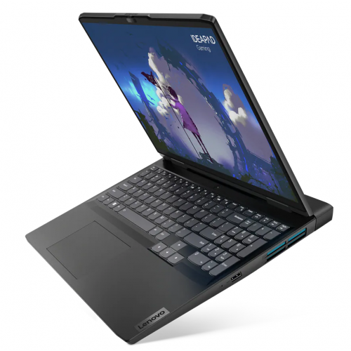 Laptop Lenovo Gaming IdeaPad 3 16IAH7, Intel Core i5-12450H, 16inch, RAM 16GB, SSD 512GB, nVidia GeForce RTX 3050 Ti 4GB, No OS, Onyx Grey 