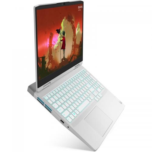 Laptop Lenovo IdeaPad Gaming 3 15ARH7, AMD Ryzen 7 6800H, 15.6inch, RAM 16GB, SSD 512GB, nVidia GeForce RTX 3050 Ti 4GB, No OS, Glacier White 