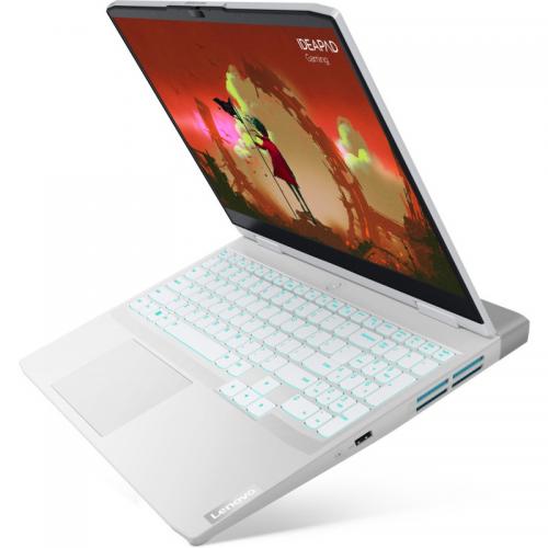 Laptop Lenovo IdeaPad Gaming 3 15ARH7, AMD Ryzen 7 6800H, 15.6inch, RAM 16GB, SSD 512GB, nVidia GeForce RTX 3050 Ti 4GB, No OS, Glacier White 