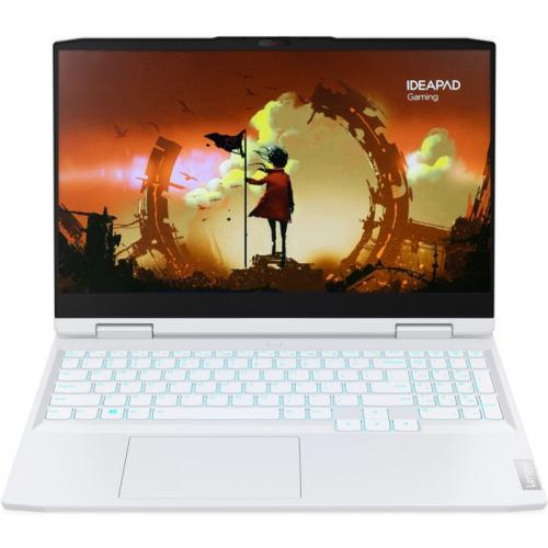 Laptop Lenovo IdeaPad Gaming 3 15ARH7, AMD Ryzen 5 6600H, 15.6 inch, RAM 16GB, SSD 512GB, nVidia GeForce RTX 3050 4GB, Windows 11, Glacier White