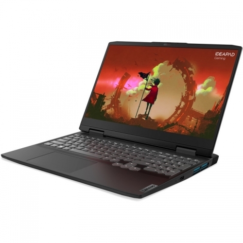 Laptop Lenovo IdeaPad Gaming 3 15ARH7, AMD Ryzen 5 7535HS, 15.6inch, RAM 16GB, SSD 512GB, nVidia GeForce RTX 4050 6GB, No OS, Onyx Grey