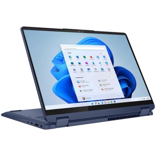 Laptop 2-in-1 Lenovo IdeaPad Flex 5 14ABR8, AMD Ryzen 7 7730U, 14inch Touch, RAM 16GB, SSD 512GB, AMD Radeon Graphics, Windows 11, Abyss Blue