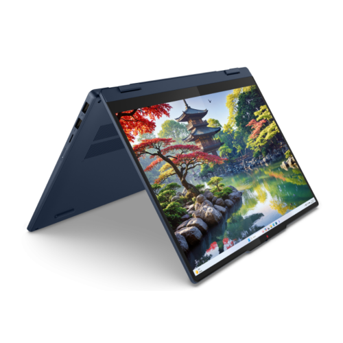 Laptop 2-in-1 Lenovo IdeaPad 5 14IAL10, Intel Core Ultra 7 255U, 14 inch Touch, RAM 16GB, SSD 512GB, Intel Graphics, No OS, Cosmic Blue