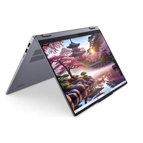 Laptop 2-in-1 Lenovo IdeaPad 5 16AKP10, AMD Ryzen AI 7 350, 16 inch Touch, RAM 16GB, SSD 1TB, AMD Radeon 860M Graphics, Windows 11, Luna Grey