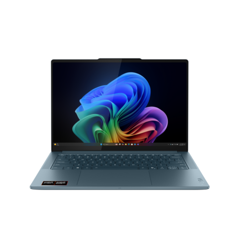 Laptop Lenovo Yoga Pro 7 14ASP10, AMD Ryzen AI 9 365, 14.5 inch, RAM 32GB, SSD 1TB, AMD Radeon 880M, No OS, Tidal Teal