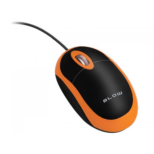 Mouse Optic Blow MP-20, USB, Black-Orange