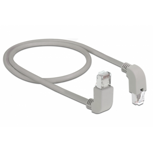 Patch Cord Delock 85852, SF/UTP, Cat.5e, 0.5m, Gray