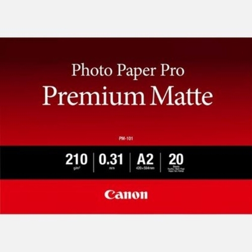 Hartie Foto Canon A2 Pro Premium Matte PM101A2, 20 hartii