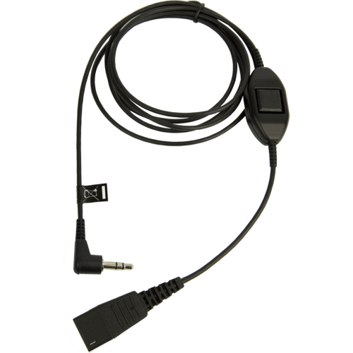 Cablu Jabra 8735-019, QD - 3.5mm jack, 0.5 m, Black