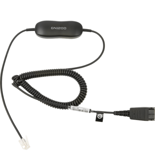 Cablu adapter Jabra GN 1200 CC, QD to RJ10, 2m , Black