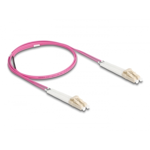 Patch Cord Delock 88087, LC - LC, 1m, Violet