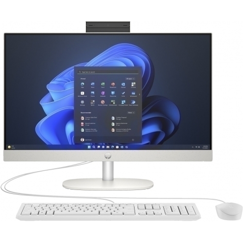 Calculator HP ProOne 240 G10 AIO, Intel Core i5-1335U, 23.8inch, RAM 16GB, SSD 512GB, Intel Iris Xe Graphics, Windows 11 Pro, White
