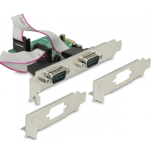 Adaptor PCI-Express Delock 89641, PCI Express x1 - 2 x Serial
