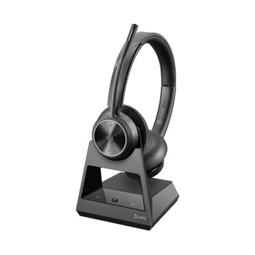 Casti cu microfon Poly by HP Savi 7320 UC/Microsoft Teams, DECT Wireless, Black