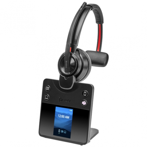 Casca cu microfon Poly by HP Savi 8410 M, DECT, Black