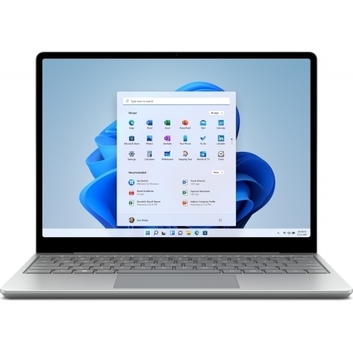 Laptop Microsoft Surface Laptop Go 2, Intel Core i5-1135G7, 14 inch Touch, RAM 8GB, SSD 256GB, Intel Iris Xe Graphics, Windows 11, Platinum