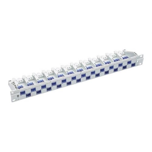 Patch Panel R&M R812475, 19inch, 1U, 24 porturi, Cat6, UTP, Gray