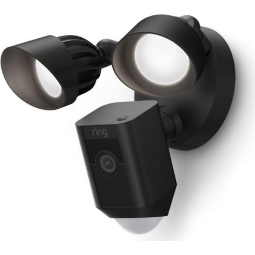 Camera IP Bullet Amzon Ring Floodlight Cam Wired Plus Black, 2 MP