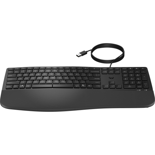 Tastatura HP 480 Comfort, USB, Black