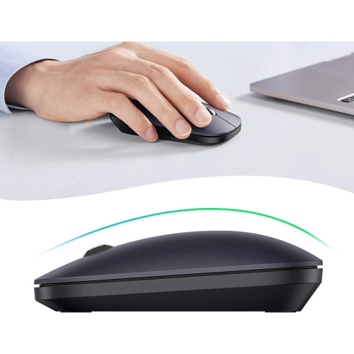 Mouse Optic Ugreen MU001, USB Wireless, Black
