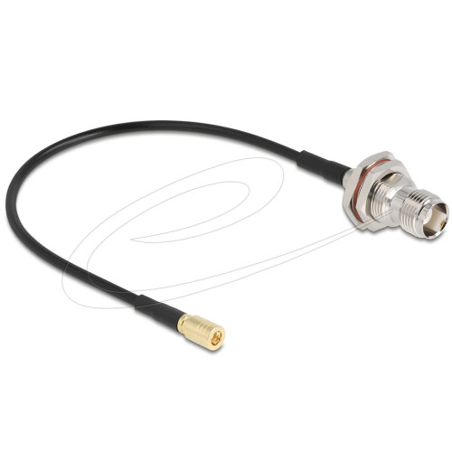 Cablu antena Delock 90724, TNC jack - SMB, 0.20 m, Black