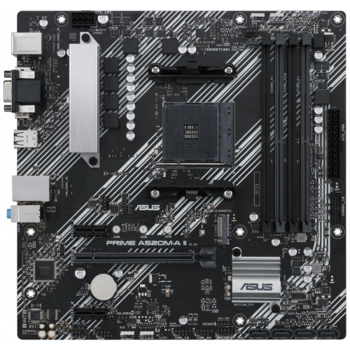 Placa de baza ASUS PRIME A520M-A II, AMD A520, socket AM4, mATX