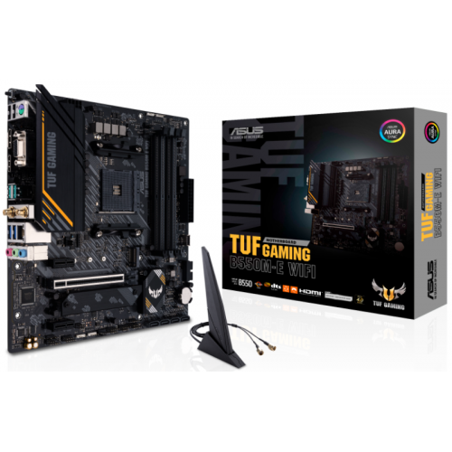 Placa de baza ASUS TUF GAMING B550M-E WIFI, AMD B550, socket AM4, mATX