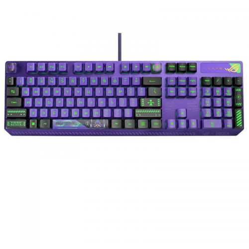 Tastatura ASUS ROG Strix Scope RX EVA Edition, USB, Purple