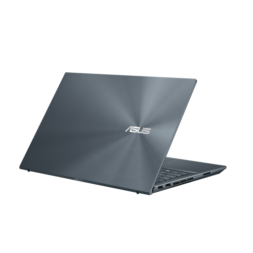 Laptop ASUS ZenBook Pro 15 UM535QE-KY260X, AMD Ryzen 7 5800H, 15.6inch, RAM 16GB, SSD 1TB, nVidia GeForce RTX 3050 Ti 4GB, Windows 11 Pro, Pine Grey