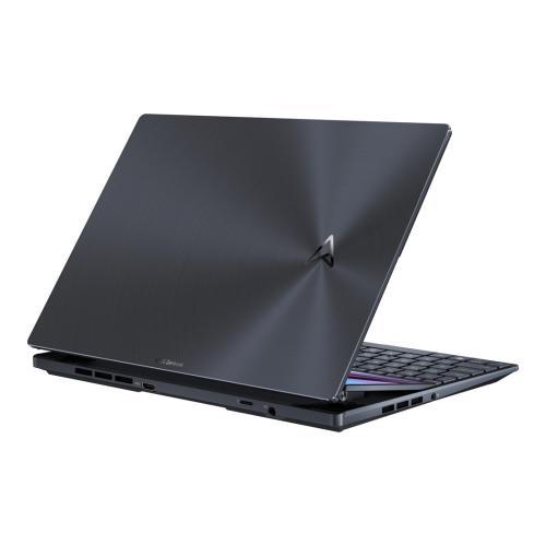 Laptop ASUS ZenBook Pro Duo UX8402ZE-M3023X, Intel Core i9-12900H, 14.5inch Touch, RAM 32GB, SSD 1TB, nVidia GeForce RTX 3050 Ti 4GB, Windows 11 Pro, Tech Black ax) Windows 11 Pro Black