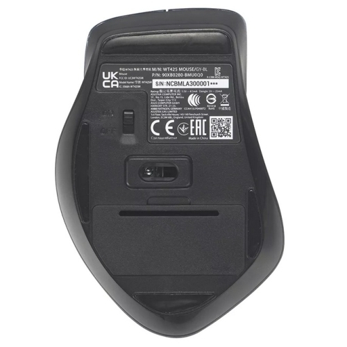 Mouse Optic Asus WT425, USB Wireless, Grey-Blue