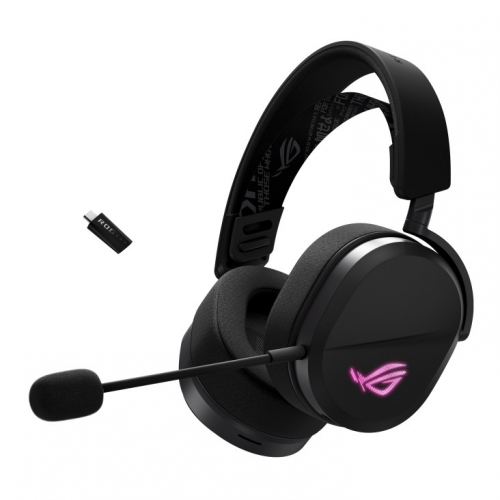 Casti cu microfon ASUS ROG Pelta, Bluetooth/USB-C Wireless, Black