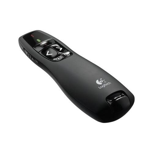 Presenter Laser Logitech R400, USB Wireless, Black