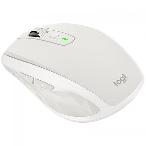Mouse Laser Logitech MX Anywhere 2S, USB Wireless/Bluetooth, Light Gray