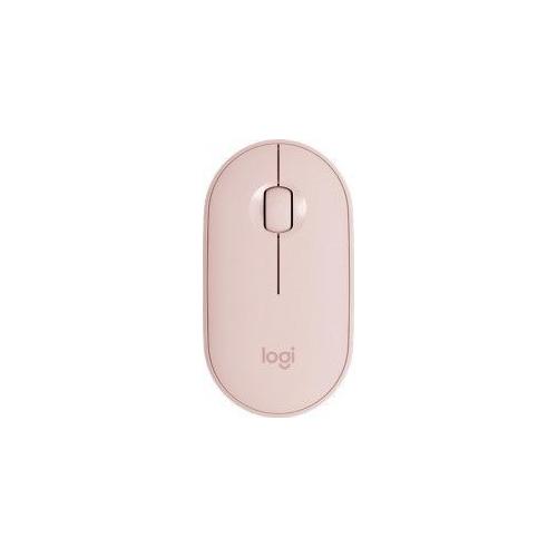Mouse Optic Logitech Pebble M350, Bluetooth/USB Wireless, Pink