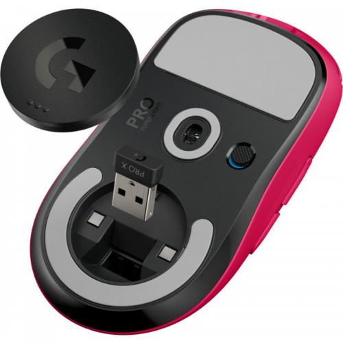 Mouse Logitech G Pro X Superlight Lightspeed, USB Wireless, Pink