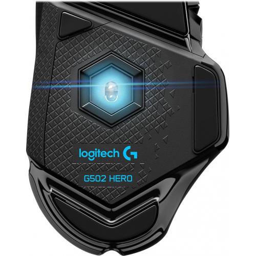 Mouse Optic Logitech G502 Hero LoL KDA Edition, USB, White-Black