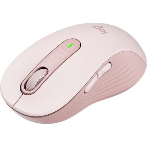 Mouse Optic Logitech Signature M650 L, USB Wireless, Rose