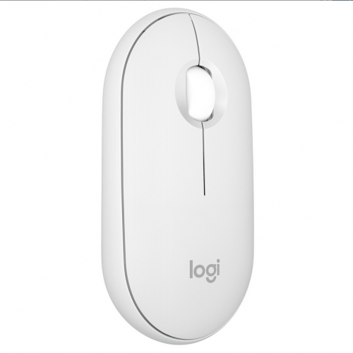 Mouse Optic Logitech Pebble 2 M350s, USB Wireless/Bluetooth, White